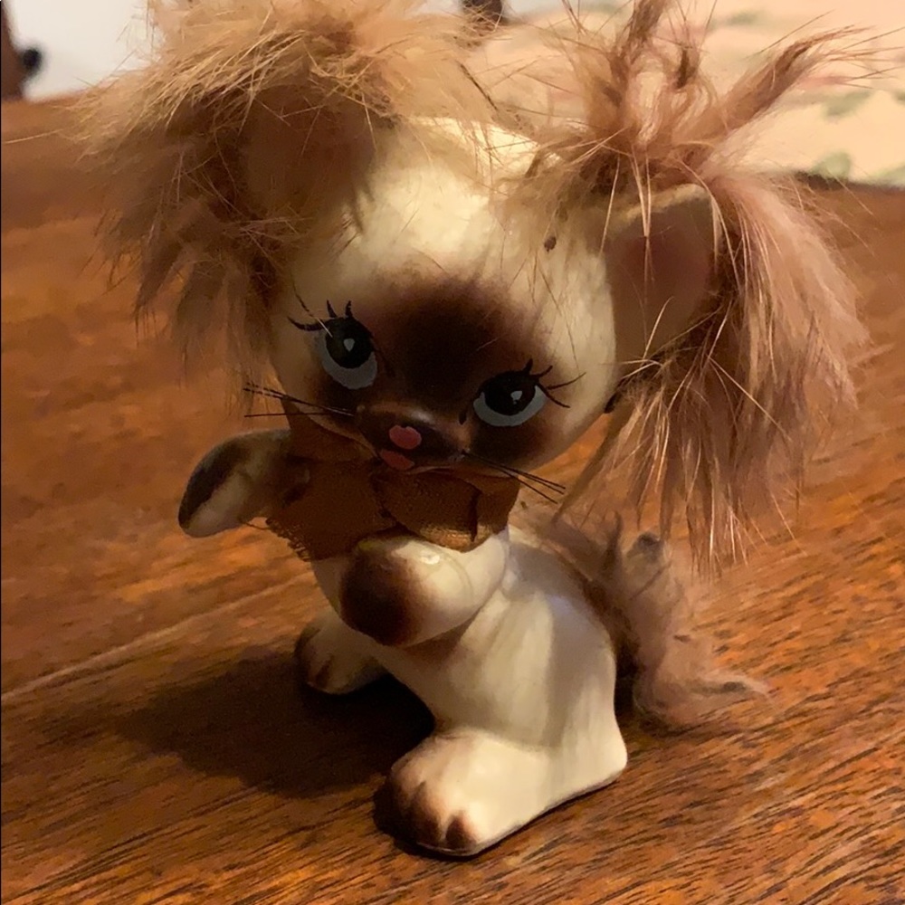 Fluffy the furry kitty Japan Enesco